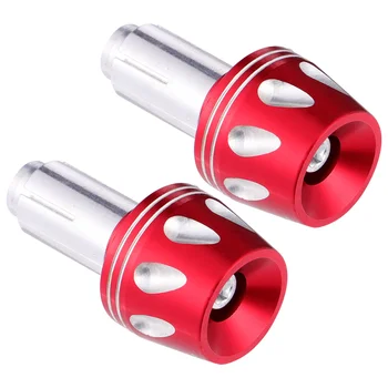 

2pcs Motorbike Handlebar Plug Off-Road Vehicle Handle Refit Plugs General Grip Plugs Fitting (Black)