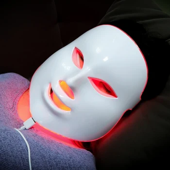 

7 Colors Led Facial Mask machine Rejuvenation Anti Acne Wrinkle Beauty Treatment Korean Photon Therapy Salon Home Use