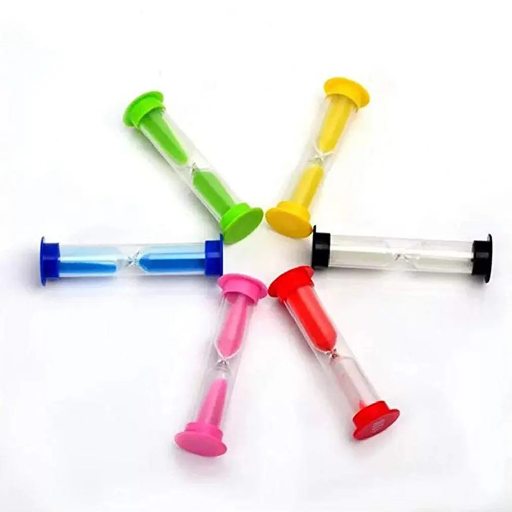Mini Hourglass 30 Seconds 1 2 3 5 10 Minutes Timer Children'S Gift Toys 4Pcs/6Pcs Desktop Decoration Hourglass