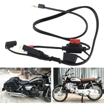 

12V-24V 60cm 10A Motorcycle Battery Charger Terminal To SAE Quick Disconnect Cable Motorcycle Battery Output Connector