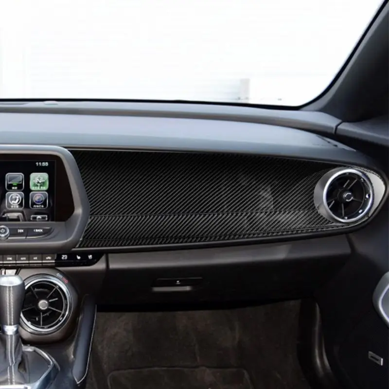 Co-pilot с центральным управлением наклейка из углеродного волокна для Chevrolet Camaro