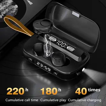 

TWS LED Bluetooth 5.1 Touch Control Earphones with Charging Box Stereo Earbuds 2020