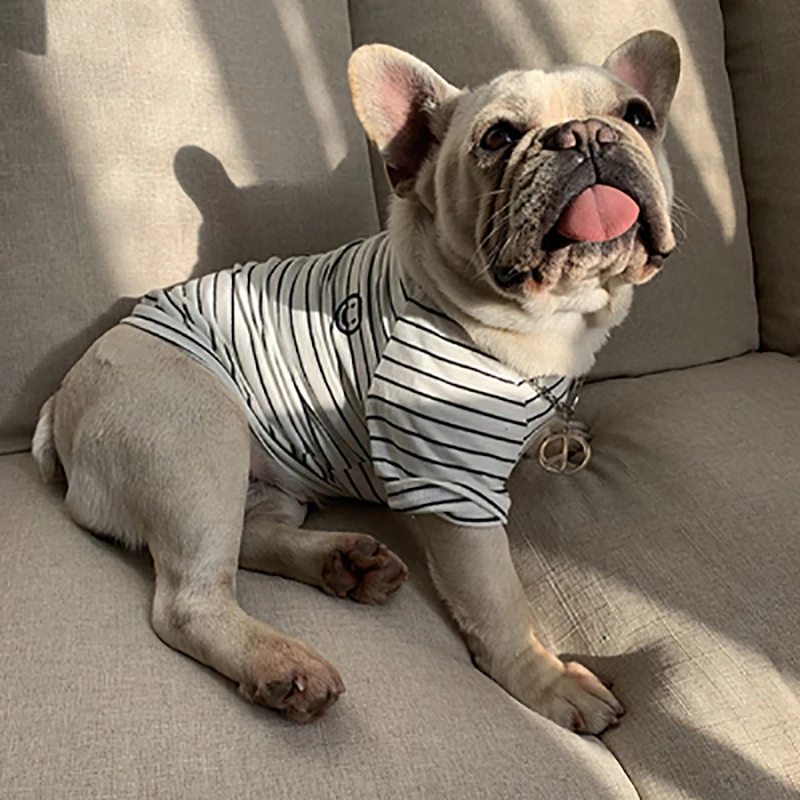 Одежда в полоску из 100% хлопка для людей и собак размер S 4XL|Комбинезоны ромперы| |
