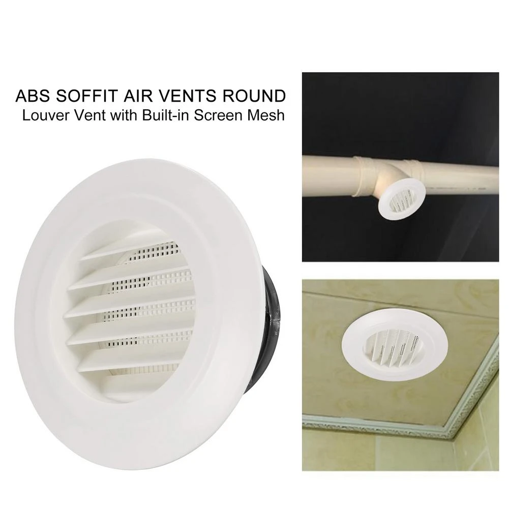 FAMCO Round Soffit Exhaust Fan Eave Vent Inch FAMCO Round Air Vent