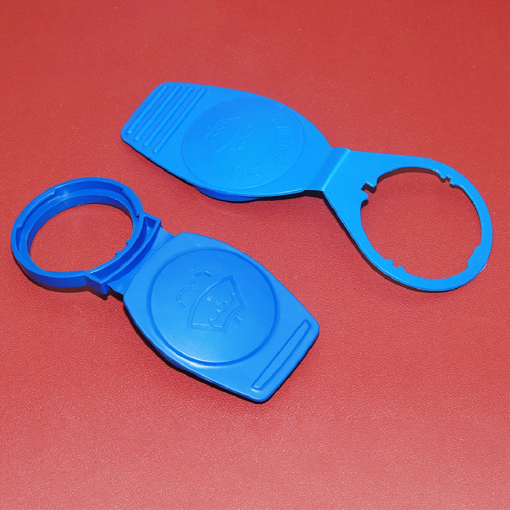 Windshield Washer Tank Cap Blue Windshield Wiper Washer Tank Bottle Fluid Reservoir Cover Cap Fit For VW Golf CC Jetta Passat Tiguan SKODA Fabia Octavia