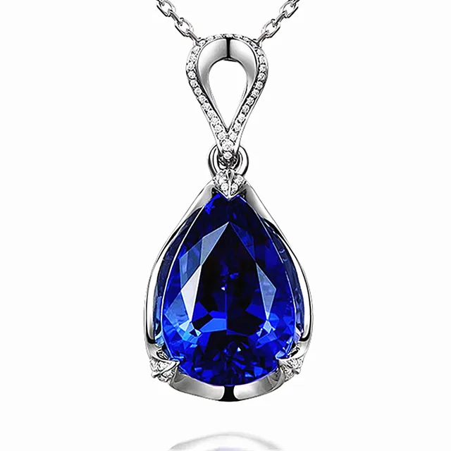 Natale Pietra Preziosa Tanzanite 925 Argento Sterling Handmade - Foto 8