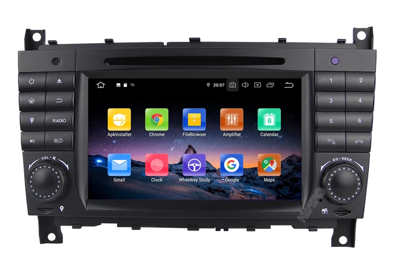 Best 4+64G Android 9.0 DSP 4G 2 DIN Car DVD GPS For Mercedes/Benz W203 W209 W219 A-Class A160 C-Class C180 C200 CLK200 radio stereo 8