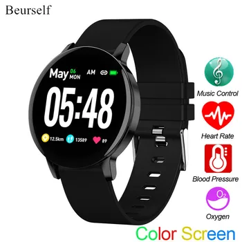 

Smart Watch R5 Bluetooth Music Control Sport Fitness Tracker Smartwatch Blood Pressure Heart Rate Monitor Band for Xiaomi iphone