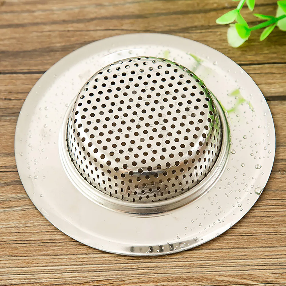 

Kitchen Sink Drain Filter Durability 2Pcs New Home Kitchen Sink Drain Strainer Stainless Steel Mesh Basket Strainer K719