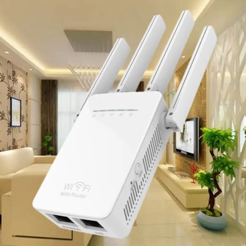 

WR09 Wifi Repetidor Universal 300 mbps Antenna Wireless Router Repetidor Signal Amplifier