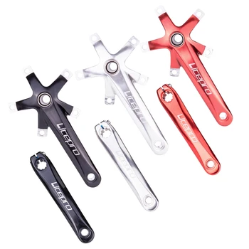 

Aluminum Folding Bicycle Hollow One Crank 170mm BCD 130mm Folding Bicycle Crank ToothBicycle Crank Set IXF 104 BCD CNC