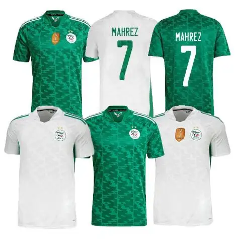 Новинка 2021 г. 2022 алжирские майки MAHREZ FEGHOULI для футбола 2020 майка ног повседневная