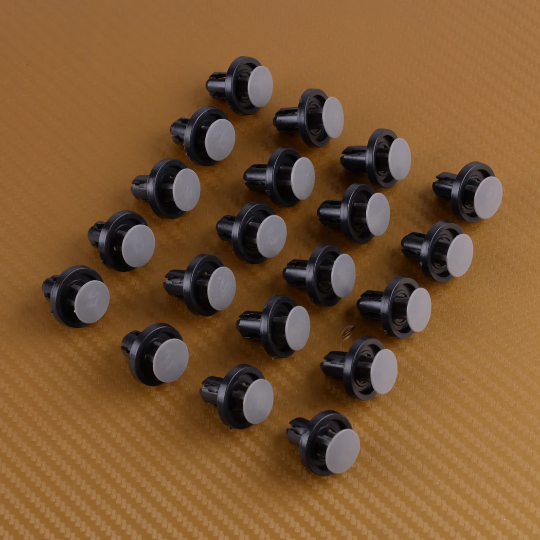 beler Plastic 20pcs 9mm Car Bumper Clip Engine Under Cover Push Type Retainer 90467-09227 Fit For Toyota RAV4 Auveco A21366
