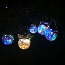 UMEILUCE светодиодный светильник на солнечной батарее водонепроницаемый садовый светильник для рождественской вечеринки наружный декоративный светильник подвесной фонарь