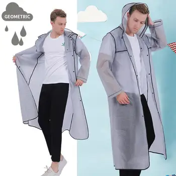 

EVA Hooded Raincoat Cycling Bicycle Bike Raincoat Waterproof Rainwear Adult Raincoat Rain Coat Hood Poncho Cover Accessories