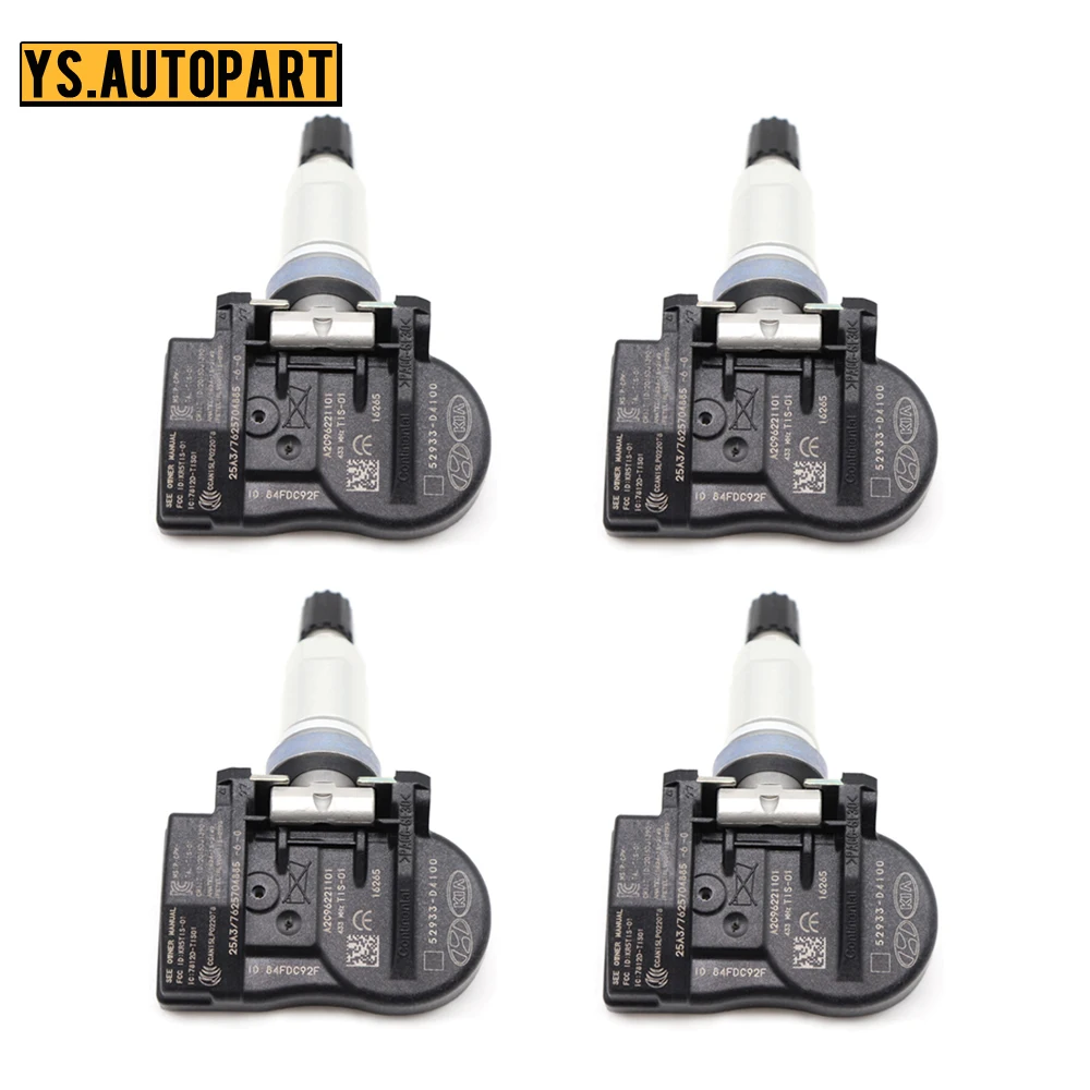 52933-D4100 для Genesis G90- датчик давления в шинах 52933-F2000 433 МГц