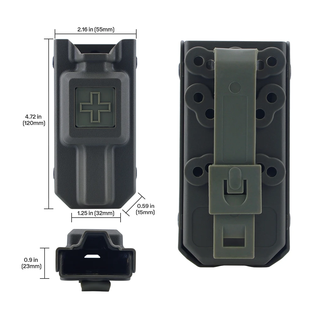 Tactical EDC Molle Tourniquet Pouch First Aid Kit Case Fast Hemostasis Holder Box IFAK Hunting Medical Bag Survival Kit first aid kit tourniquet kit tactical tourniquet tourniquet holder first aid pouch