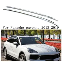 Алюминиевый сплав автомобильный багажник на крыше автомобиля Перевозчик баров Silve/черный подходит для Porsche cayenne