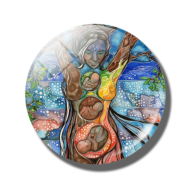 PACK OF 1 Светящаяся в темноте Древо жизни магнит на холодильник Декор Мать жизни магниты на холодильник магнитные наклейки для украшения дома - Цвет: PACK OF 1