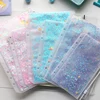 Fromthenon Cute Sequin Shake Cards 6 Holes Decoration Inner Bags Planner Notebooks Accessories,fine Zipper Item Organizer Pocket ► Photo 1/6