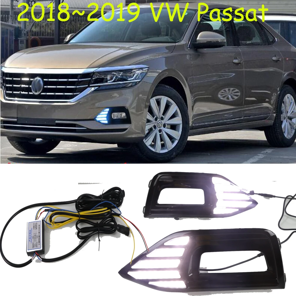 2018 2019 2020 год фары для Passat дневного света Автомобильные аксессуары светодиодные DRL