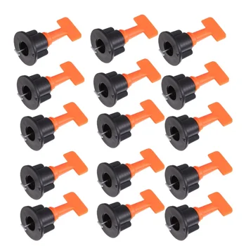 

50 Pack Reusable Tile Leveling Adjuster Spacers Tile Leveling with Wrench