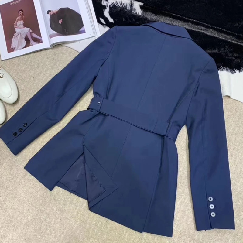 Desigenr куртка офисное Женское пальто осенний костюм куртка Mujer официальные пиджаки женская элегантная Рабочая куртка с вырезами Feminino