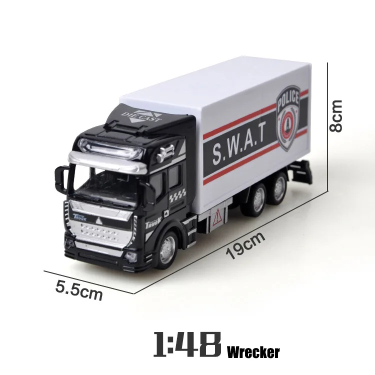 1:48 масштаб детская игрушка сплав тяните назад автомобиль моделирование модель пожарного грузовика игрушка спринклер лестница грузовик для спасения ребенка подарок для ребенка 293 - Цвет: 8