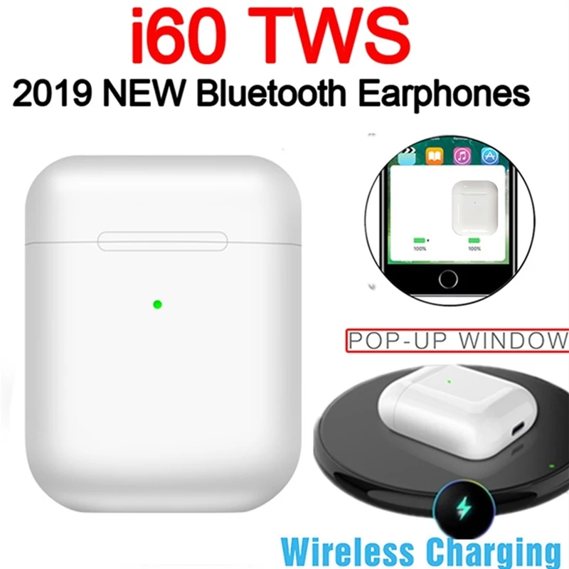 

i60 TWS 1536u 1:1 Replica Pop up Separate use Wireless Earphone Earphones PK H1 Chip i200 i500 i1000 i2000 i20000