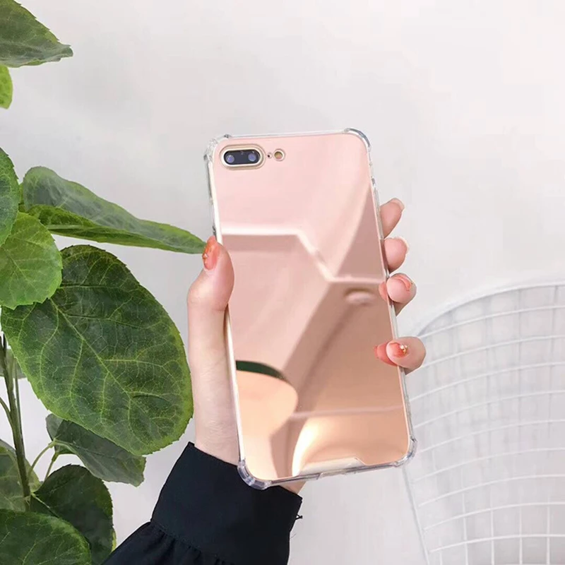 500 шт зеркальный ТПУ чехол для iphone 11 Pro XS MAX XR X 7 8 plus противоударный чехол для iphone 11pro 7 8 6s 6 plus чехол для телефона s
