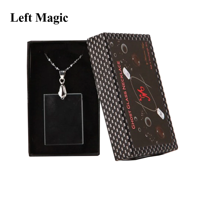 The Ghost Glass -Necklace Version Magic Tricks Close Up Illusion Card Pattern Appearing In Glass Gimmick Magic Trick Props Magic vyper cde version adapter card for voron stealthburner extrusion toolhead pcbs