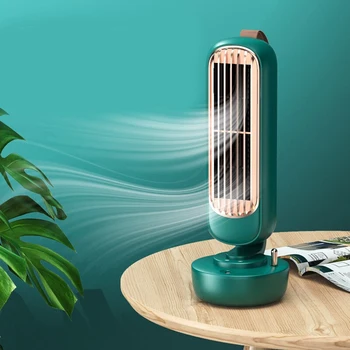 

Mini Air Cooler Small Fan Multifunctional Humidifier Retro USB Small Electric Fan MSU88