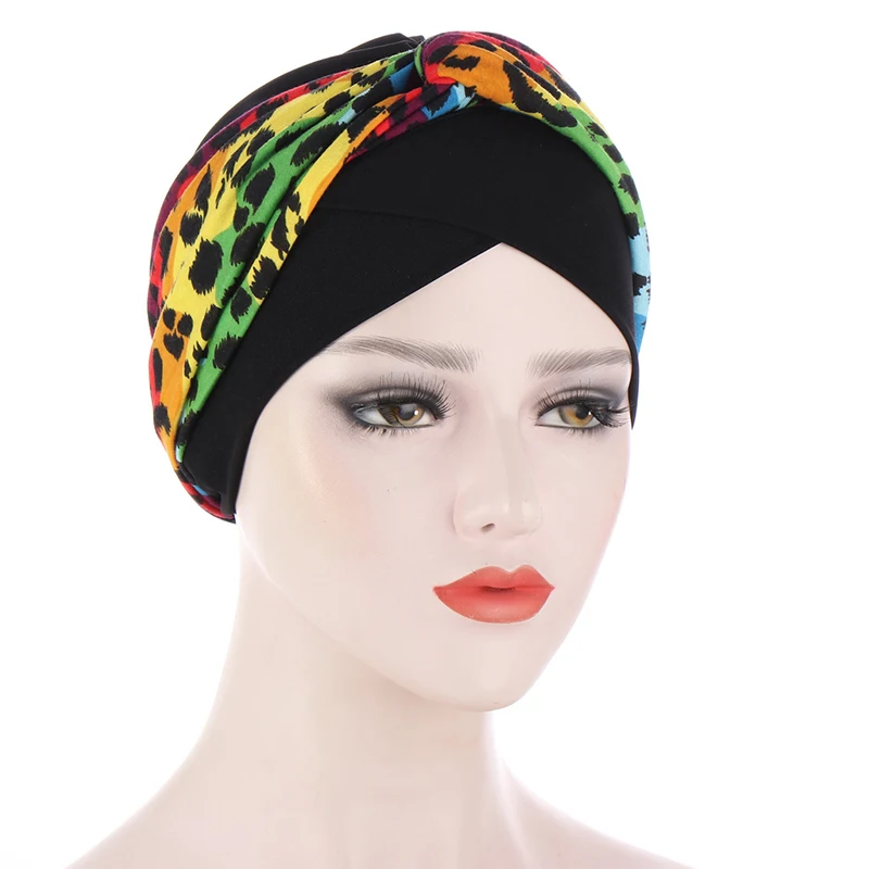 Round women Turban Hat Folds Resuable Sleep Hat elegent Head Cover ...