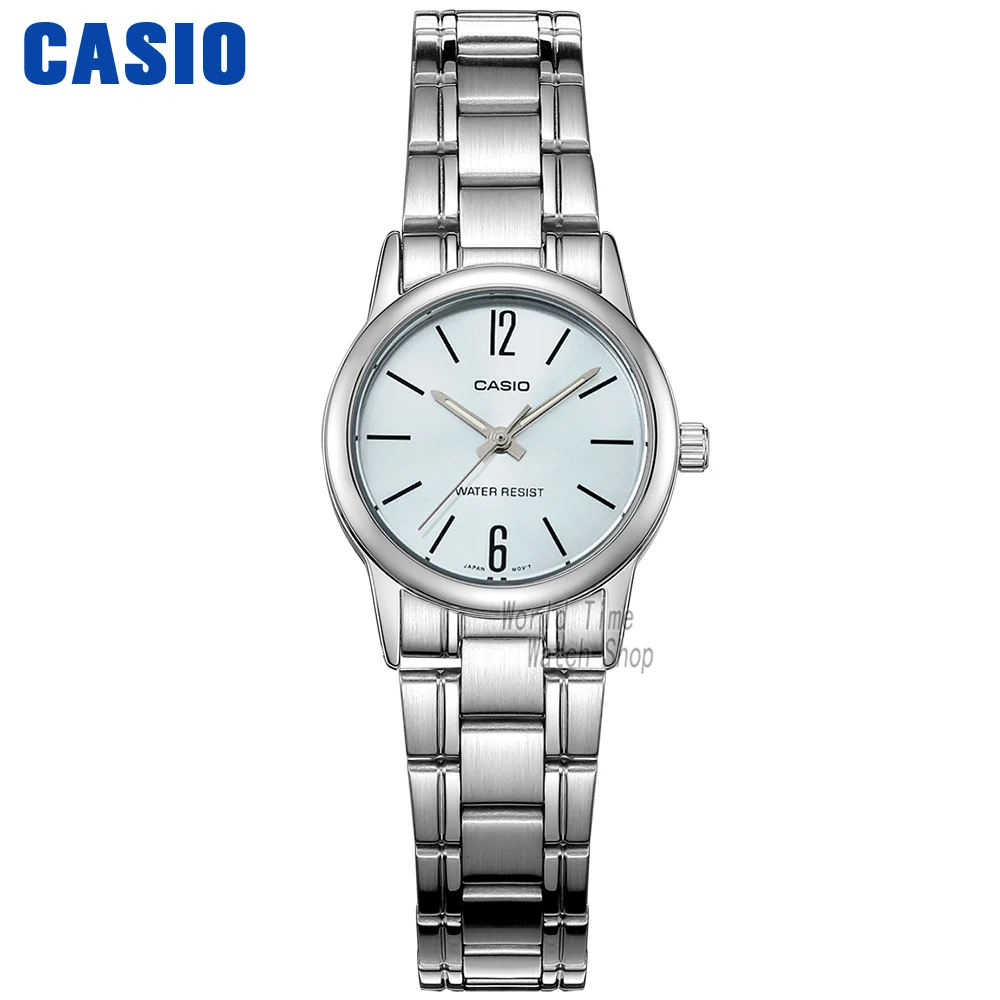 LTPV005D2B Casio часы женские часы лучший бренд класса люкс Водонепроницаемый Кварцевые часы женские дамы Подарки кожаный ремешок для часов Часы Спортивные часы relogio feminino reloj mujer montre homme bayan kol saati zegarek - Цвет: LTPV005D2B