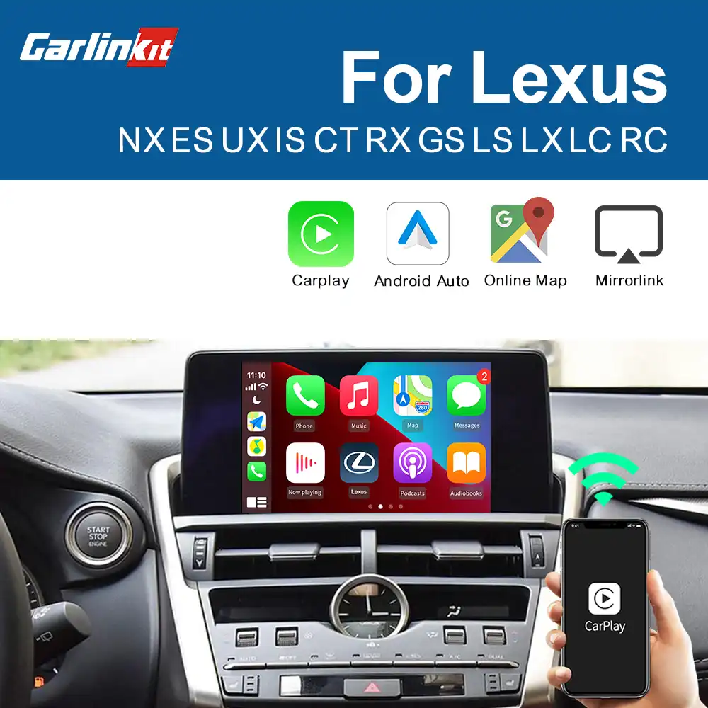 Carlinkit Decoder 2 0 For Lexus Gs Ls Es Is Ux Lx Rc Rx Nx Ct Lc Apple Carplay Android Auto Navigation Multimedia Wireless Kit Car Multimedia Player Aliexpress