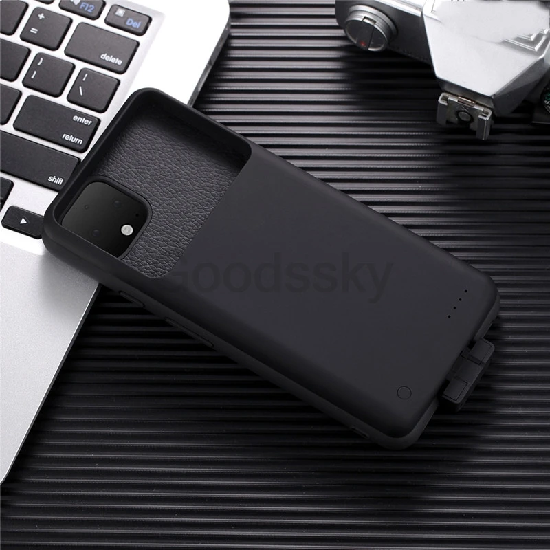 Для Google Pixel 4 XL Тонкий ударопрочный чехол для зарядного устройства с зажимом для задней панели Чехол для аккумулятора с магнитным расширенным внешним аккумулятором чехол Capa Funda