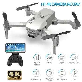 

H1 RC Drone 4K Foldable Quadcopter With Function Trajectory Flight Headless Mode 3D Flight Auto Hover One Key Takeoff Landing
