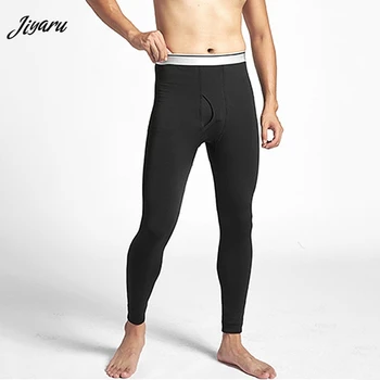 

New Mens Leggings Thermo Underwear Winter Warm Long Johns Men Thermal Underwear Thin Elastic Tights Pants Leggings Sleepwear
