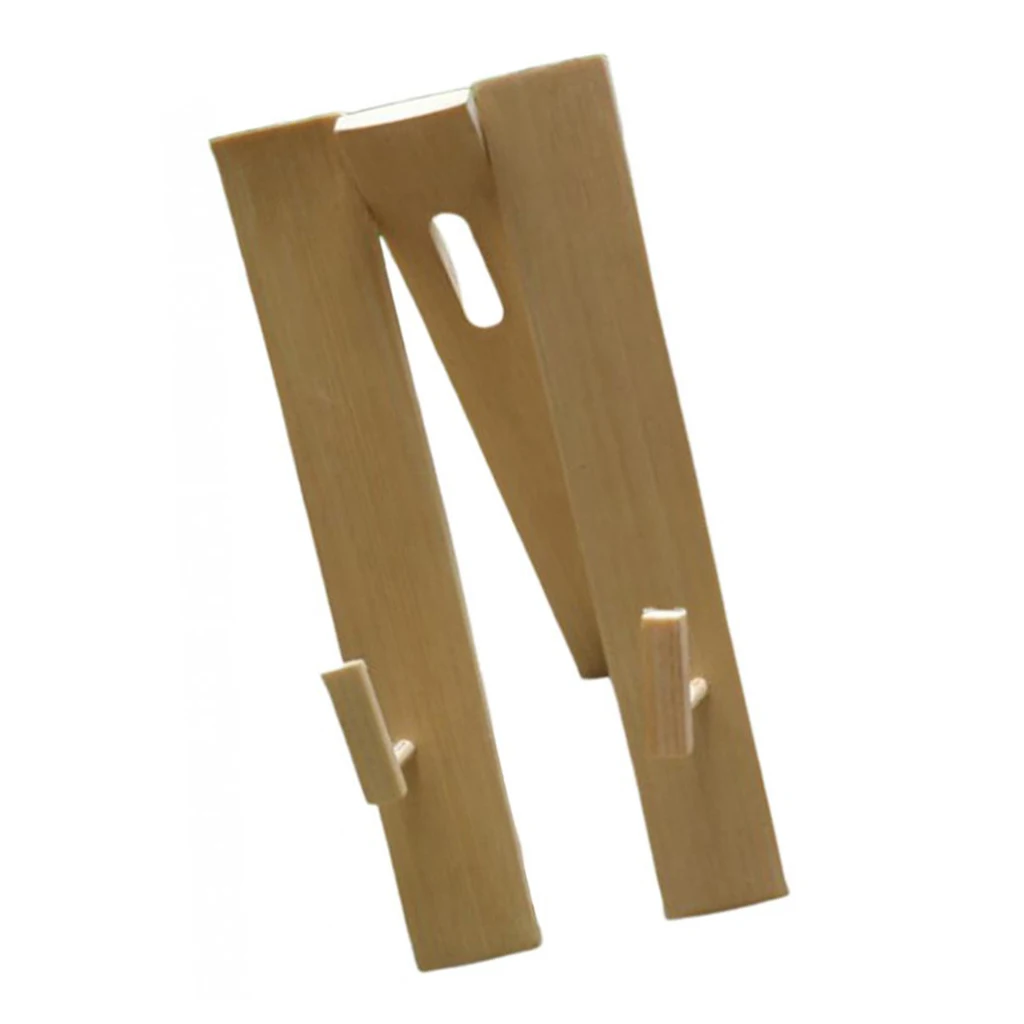 Hand Fan Display Stands Bamboo Chinese Folding Fan Holder Base Adjustable