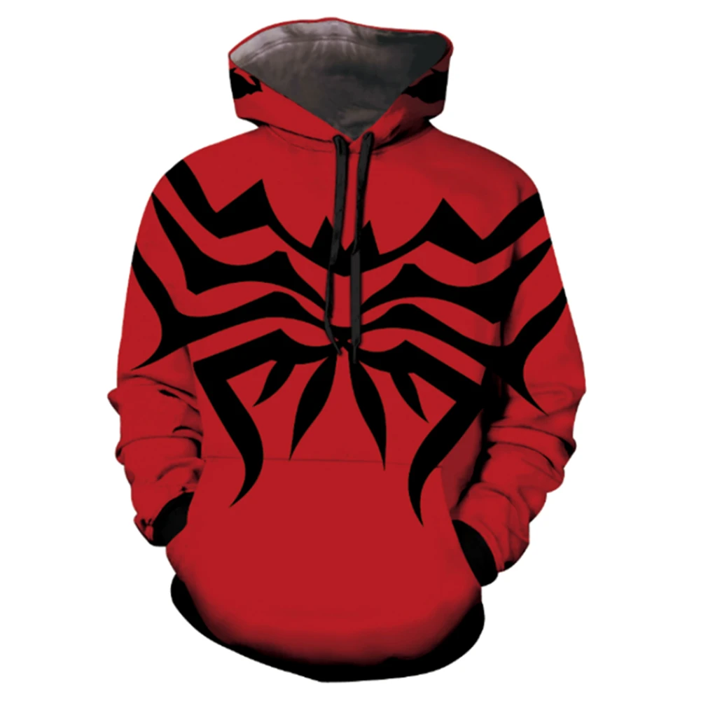 red sweatshirt jacket