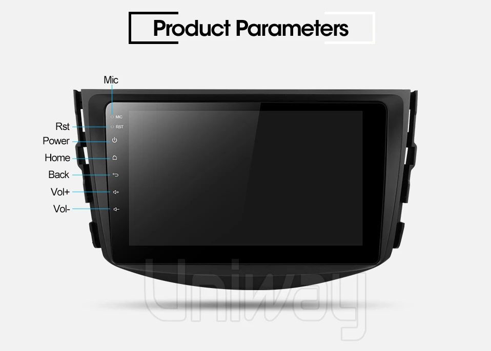 Perfect Uniway ARAV48071 android 9.0 car dvd for Toyota RAV4 2007 2008 2009 2010 2011 car radio gps navigation with steering wheel 14 Perfect Uniway ARAV48071 android 9.0 car dvd for Toyota RAV4 2007 2008 2009 2010 2011 car radio gps navigation with steering wheel 14