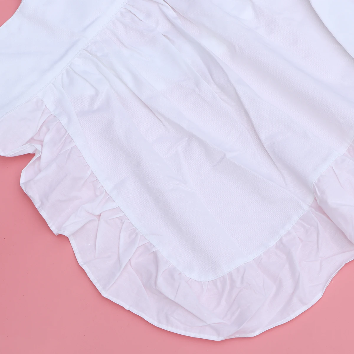 White Waitress Apron Women Cooking Apron Pure Cotton Cute Aprons for Girls Vintage Retro