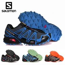 Salomon speed cross 3 Спортивная Уличная обувь Zapatillas Спортивная обувь speed cross 3 Мужские дышащие кроссовки для фехтования европейские размеры 40-46