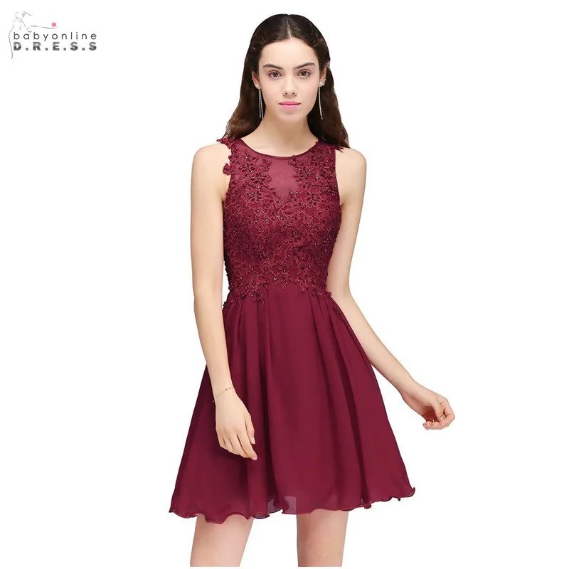 

Vestido de Formatura Short Red Homecoming Dresses Ruched Lovely A-line Mini Party Dresses Vestido De Festa Curto