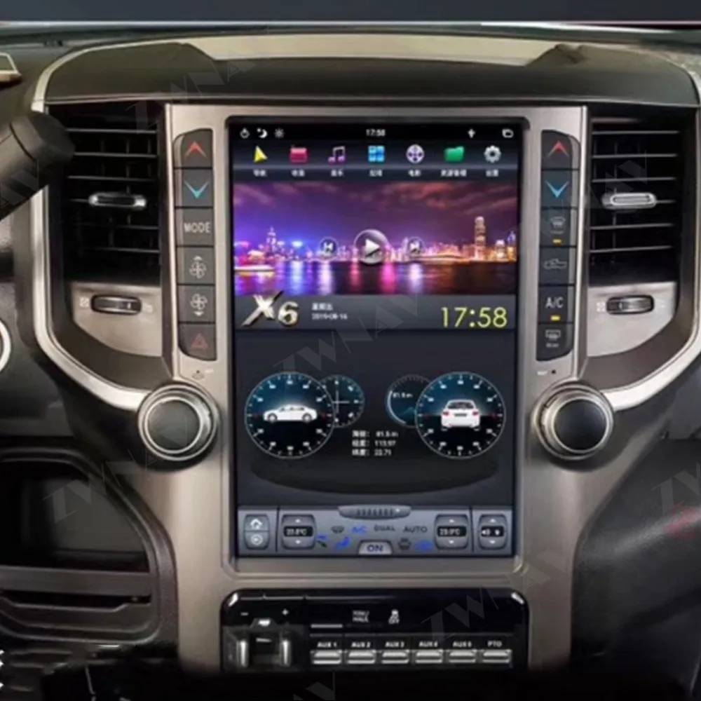 Android 9 For Dodge RAM 1500 2018 2019 