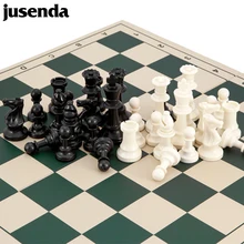 Jusenda Шахматный набор из 32 деревянных шахматные фигуры с доской 77/97 мм Классический Ajedrez Профессиональный Портативный игра для путешествий для игрушка для детей и взрослых Jusenda Шахматный набор из 32 деревянных шахматные фигуры с доской 77/97 мм Классический Ajedrez Профессиональный Портативный игра для путешествий для игрушка для детей и взрослых