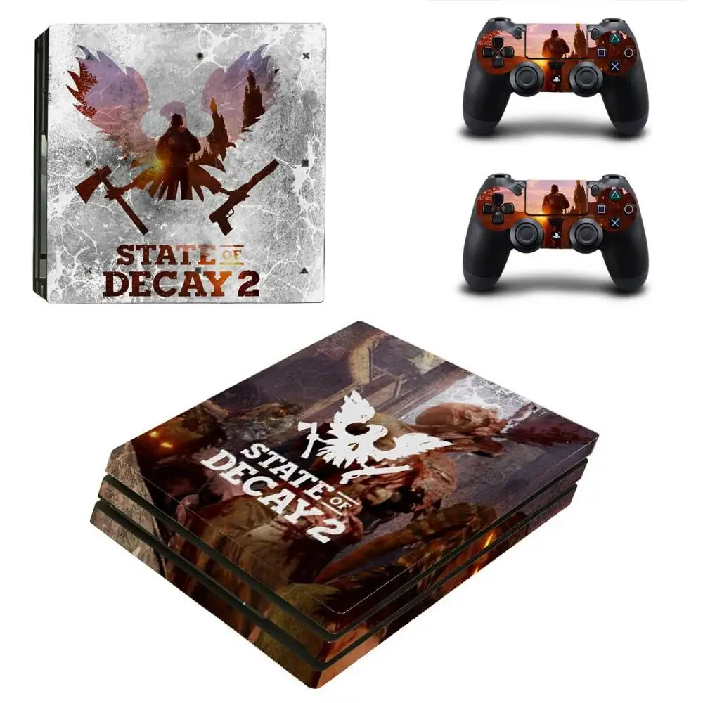 YSP4P-2205 State of Decay 2 PS4 Pro стикер s PS 4 Play станция 4 Pro Кожа Стикеры для playstation 4 Pro консоль и контроллер - Цвет: YSP4P-2205