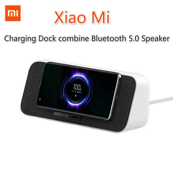 

Xiaomi Wireless Charging Dock combine Bluetooth 5.0 Speaker 30W Fast Qi Wireless Charging Dual Bass Speaker High Sound Quality