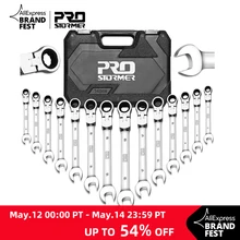 PROSTORMER – ensemble de 14 clés multi-outils, jeu de clés à cliquet, outil manuel, outil universel, outils de réparation de voiture