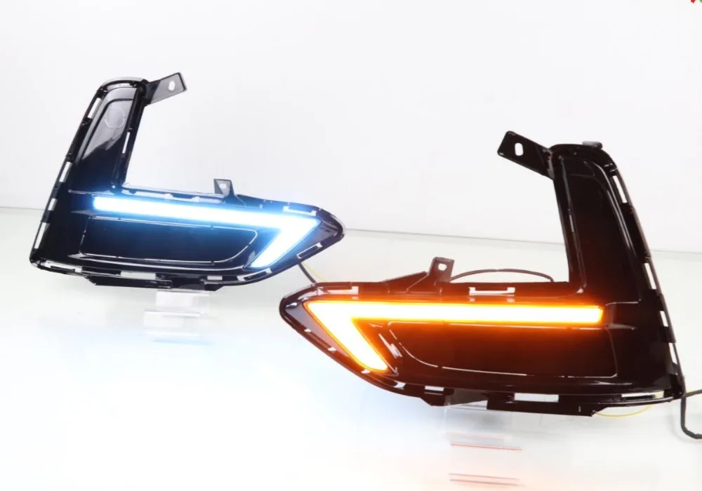 Год для Sylphy Дневной светильник sentra bluebird cefiro автомобильные аксессуары светодиодный DRL головной светильник для Sylphy противотуманный светильник